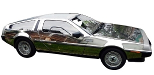 NPE NA88043 - H0 DeLorean Chrome